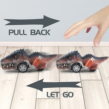 Load image into Gallery viewer, DINOBROS Dinosaur Toys for Kids 3-5, Pull Back Dinosaur Cars for 3 4 5 6 7 Year Old Boys Girls 6 Pack Dino Toys Gifts for Toddlers