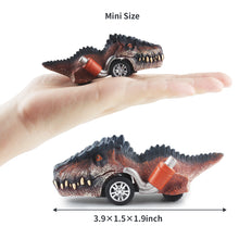 Load image into Gallery viewer, DINOBROS Dinosaur Toys for Kids 3-5, Pull Back Dinosaur Cars for 3 4 5 6 7 Year Old Boys Girls 6 Pack Dino Toys Gifts for Toddlers