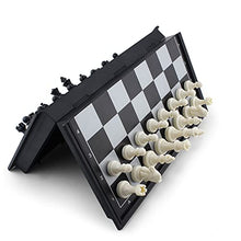 Load image into Gallery viewer, DINOBROS Magnetic Travel Chess Set with Folding Board Portable Chess Board Games Gift for Kids and Adults
